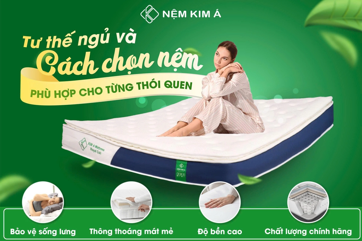 lựa chọn nệm latex phù hợp với nhu cầu ngủ