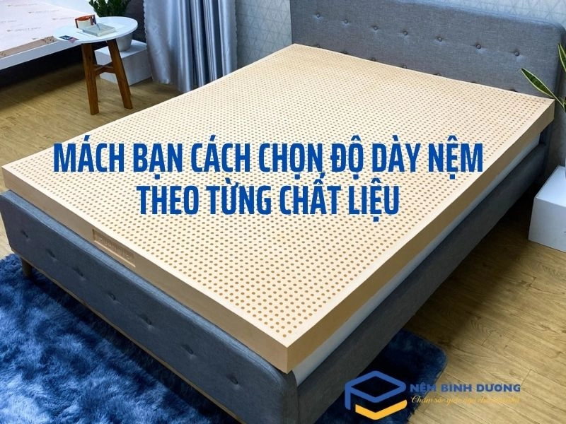 thước đo độ dày nệm cao su tự nhiên