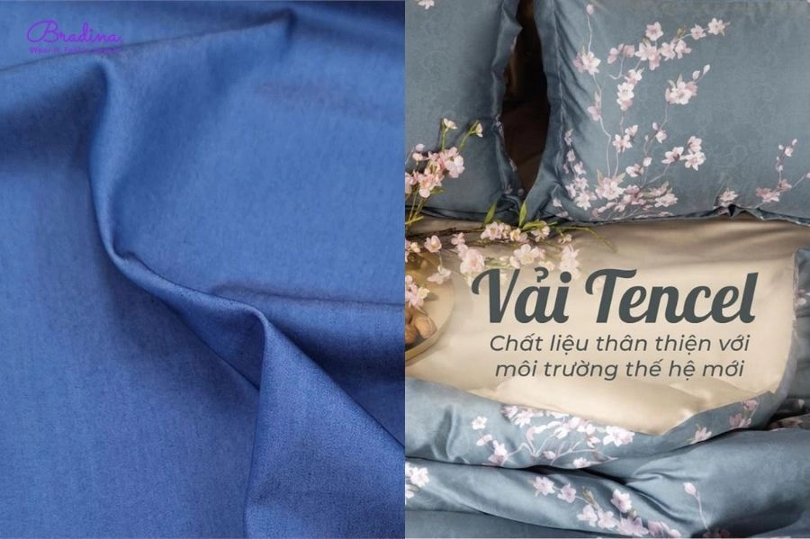 vải Tencel và PCM làm mát trên nệm Ru9