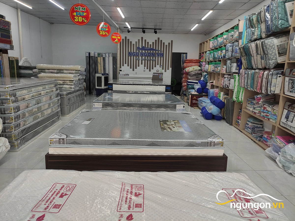 chuyên gia tư vấn nệm tại cửa hàng Dunlopillo