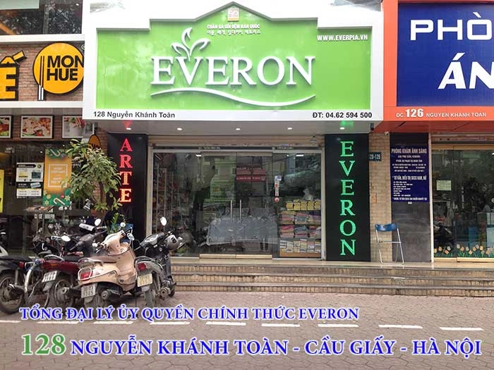 bản đồ hệ thống showroom Everon toàn quốc
