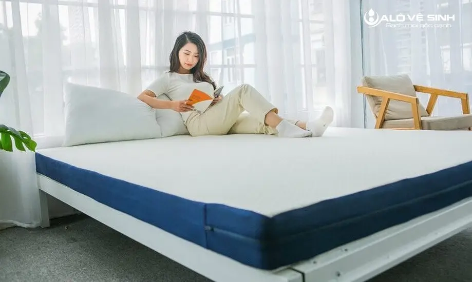 so sánh độ dày nệm trải sàn đơn