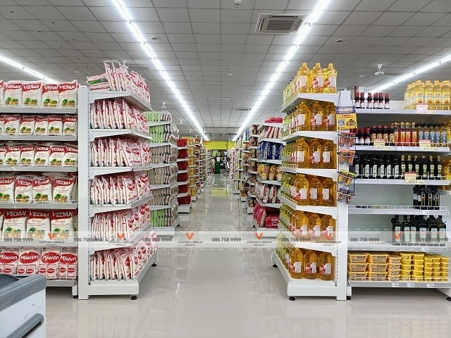 Mặt cắt lõi đệm Sông Hồng trưng bày tại cửa hàng