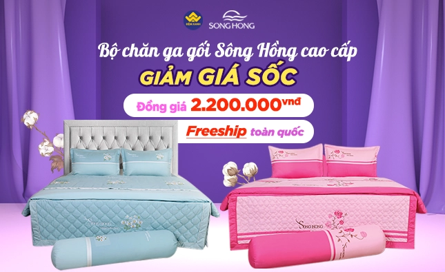 tem mác chính hãng chăn ga gối đệm Thanh Bình