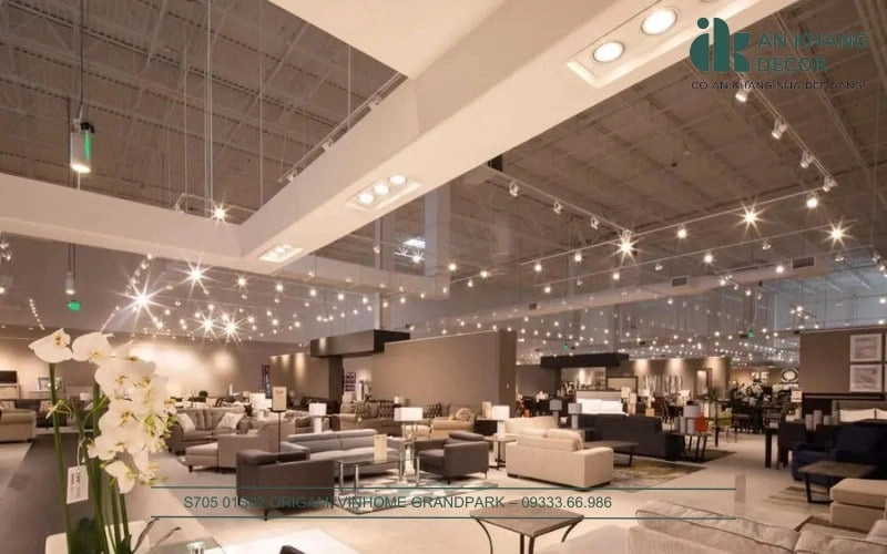 nệm Đông Á Gold trưng bày tại showroom sáng đẹp