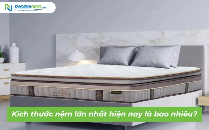 chọn kích thước nệm cao su hoạt tính cho phòng ngủ
