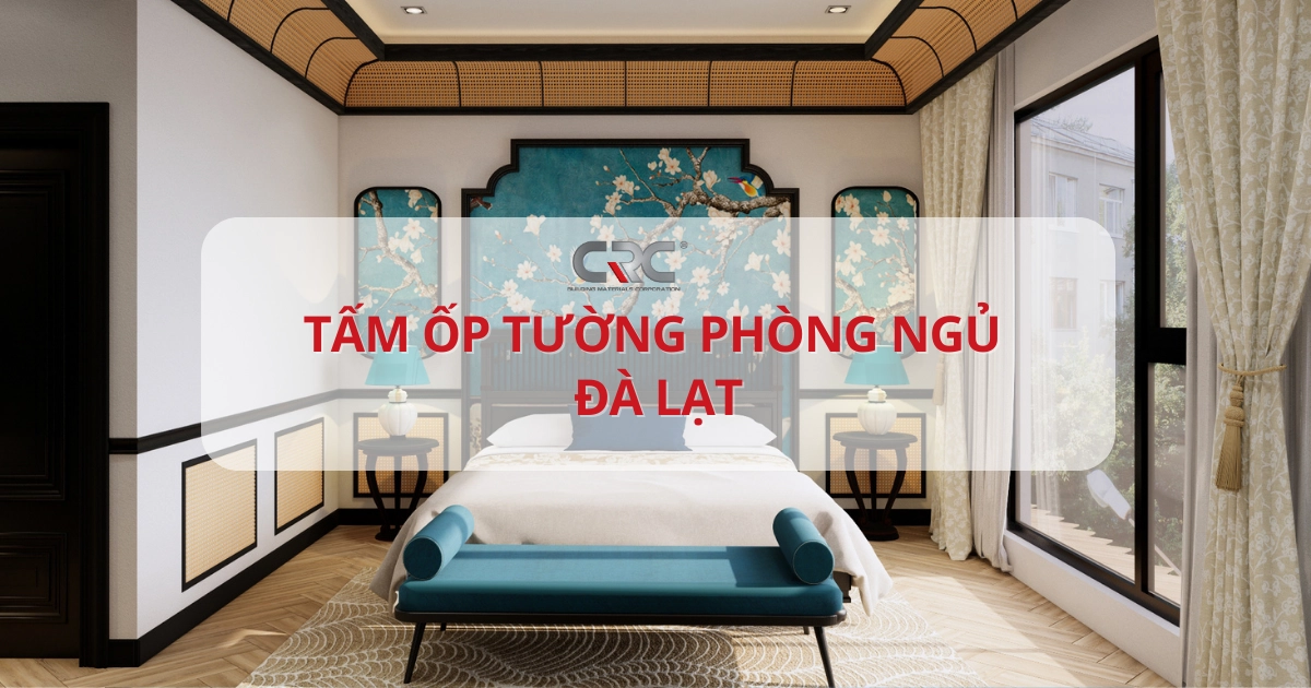 Tường ẩm bong keo ở ốp đầu giường