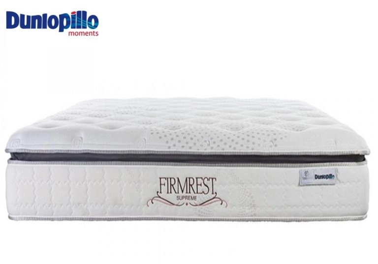 cắt lớp nệm Dunlopillo Firmrest Supreme thấy lò xo túi