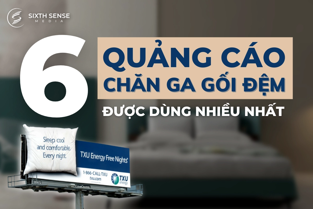 Thông điệp quảng cáo chăn ga gối đệm thường gặp