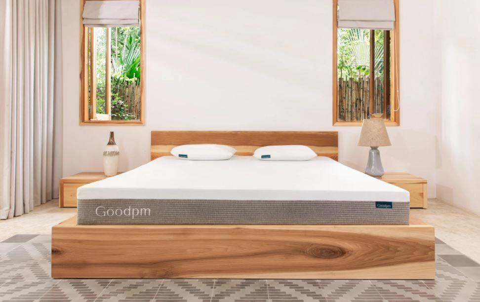 lớp memory foam Dunlopillo ôm sát đường cong cơ thể
