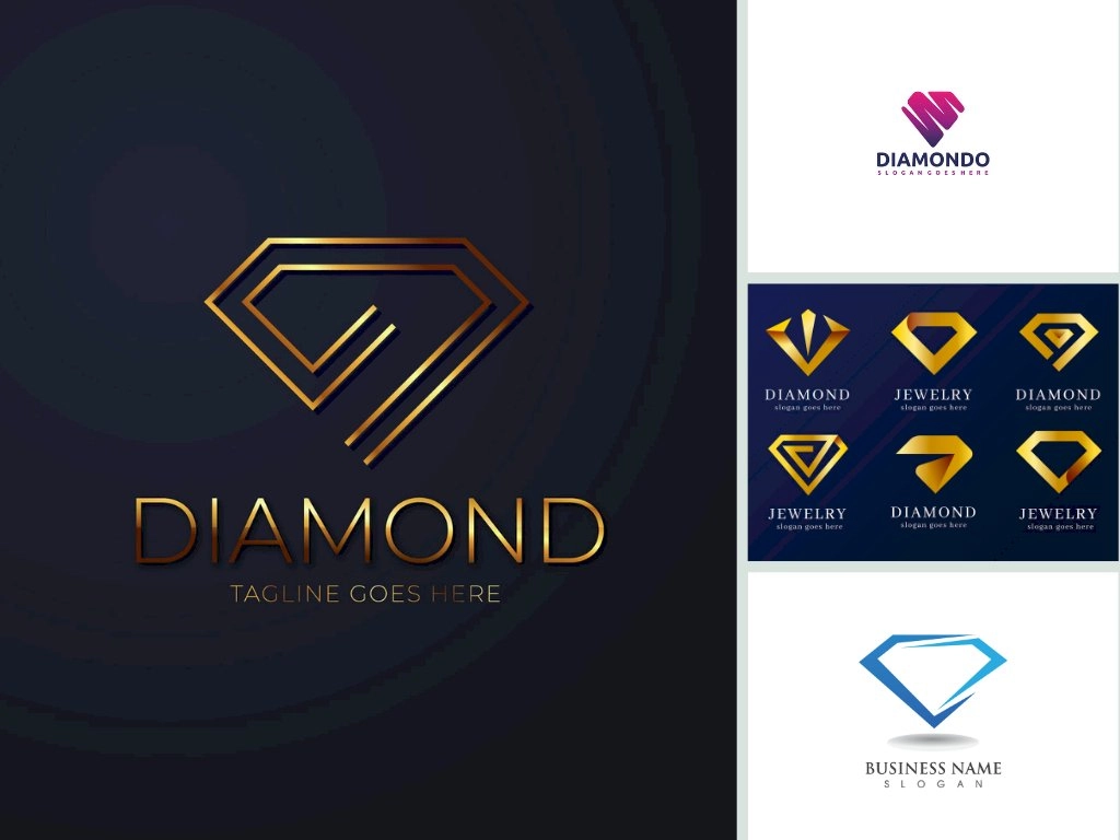 Logo Kim Cương và các mẫu nệm trưng bày showroom