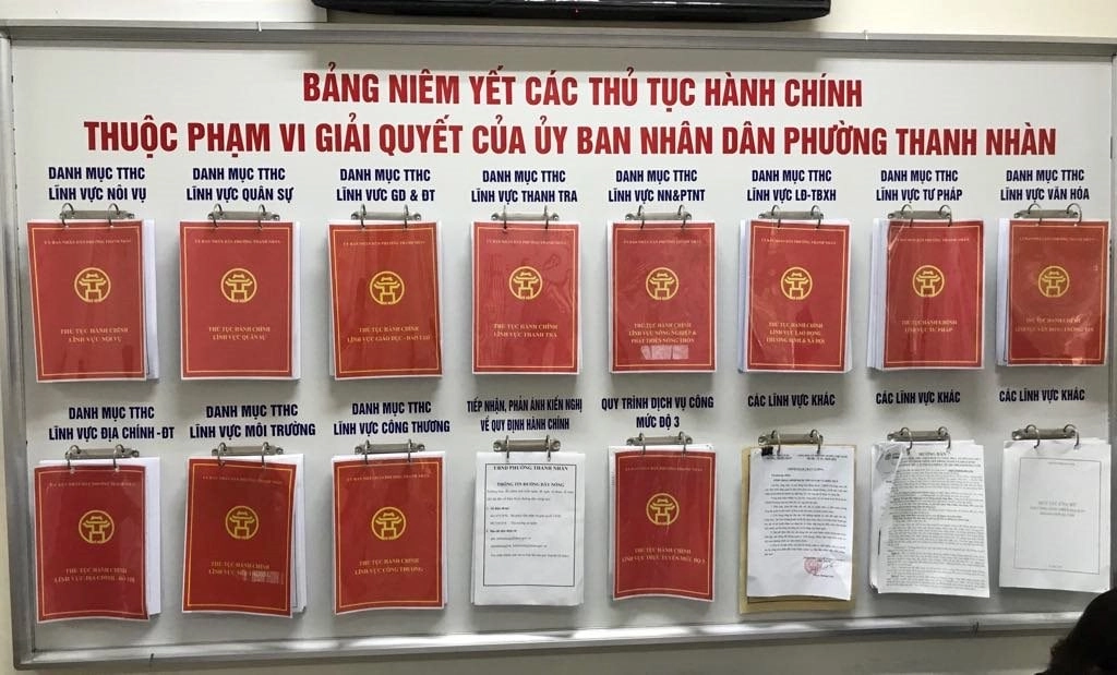 bảng giá niêm yết tại cửa hàng Liên Á