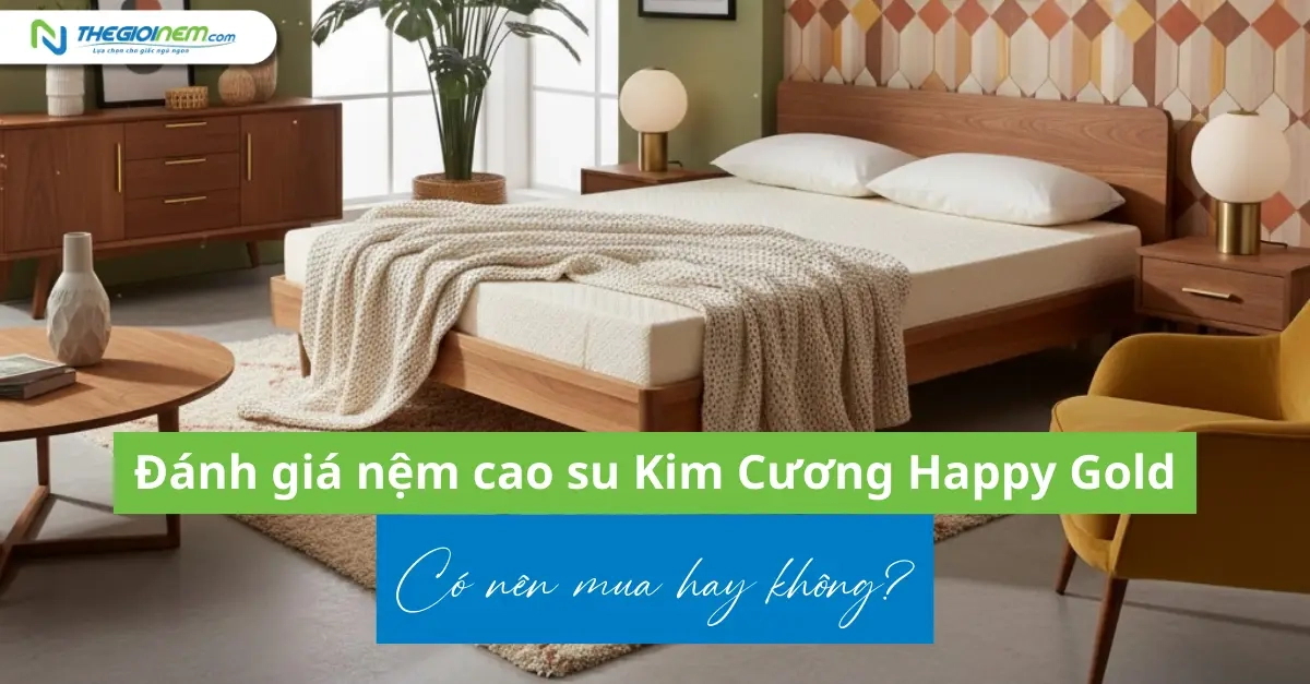 checklist mua nệm Đông Á Gold dán trên tường