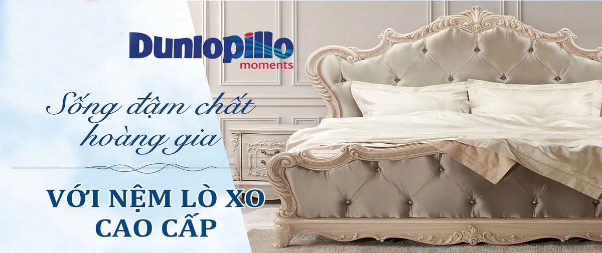 dải phân khúc giá nệm Dunlopilloshop