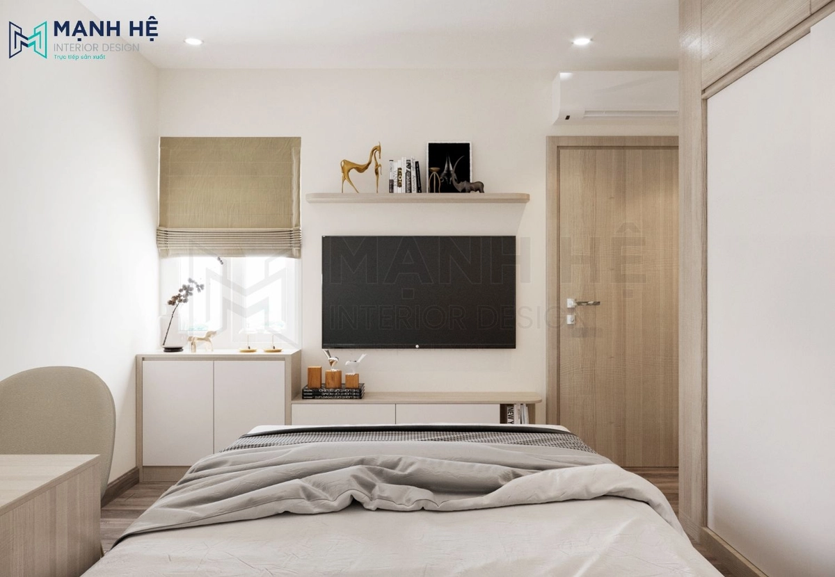 checklist chọn nệm gấp treo trên tường phòng ngủ